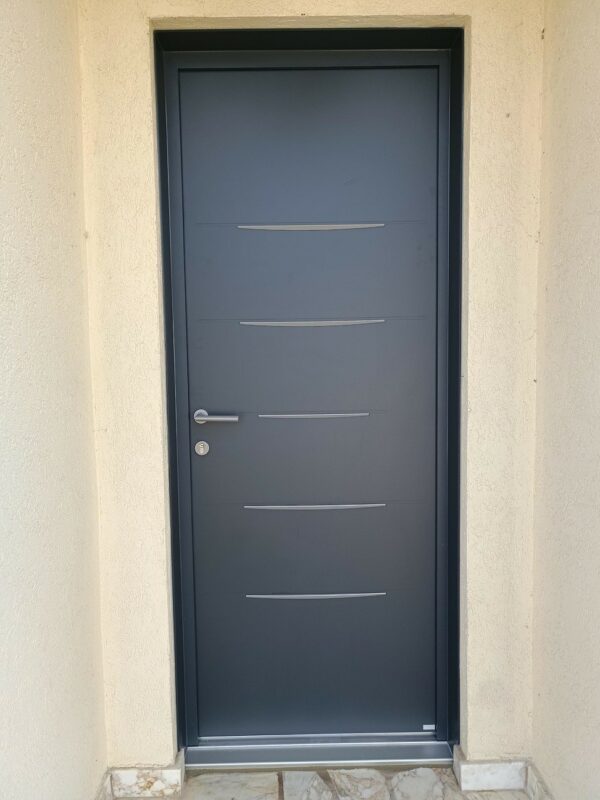 Porte D Entr E Aluminium Alinea Bel M