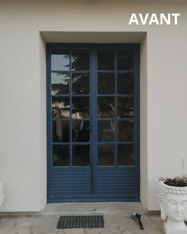 Porte d'entrée avant rénovation