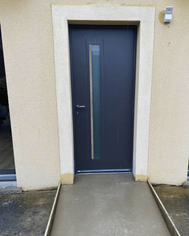 porte entree BELM MOJA aluminium design contemporain renovation maison