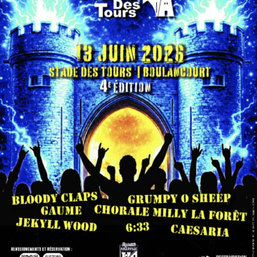 Affiche officielle du Festival des Tours 2026 fournie pour la communication YOVÉ